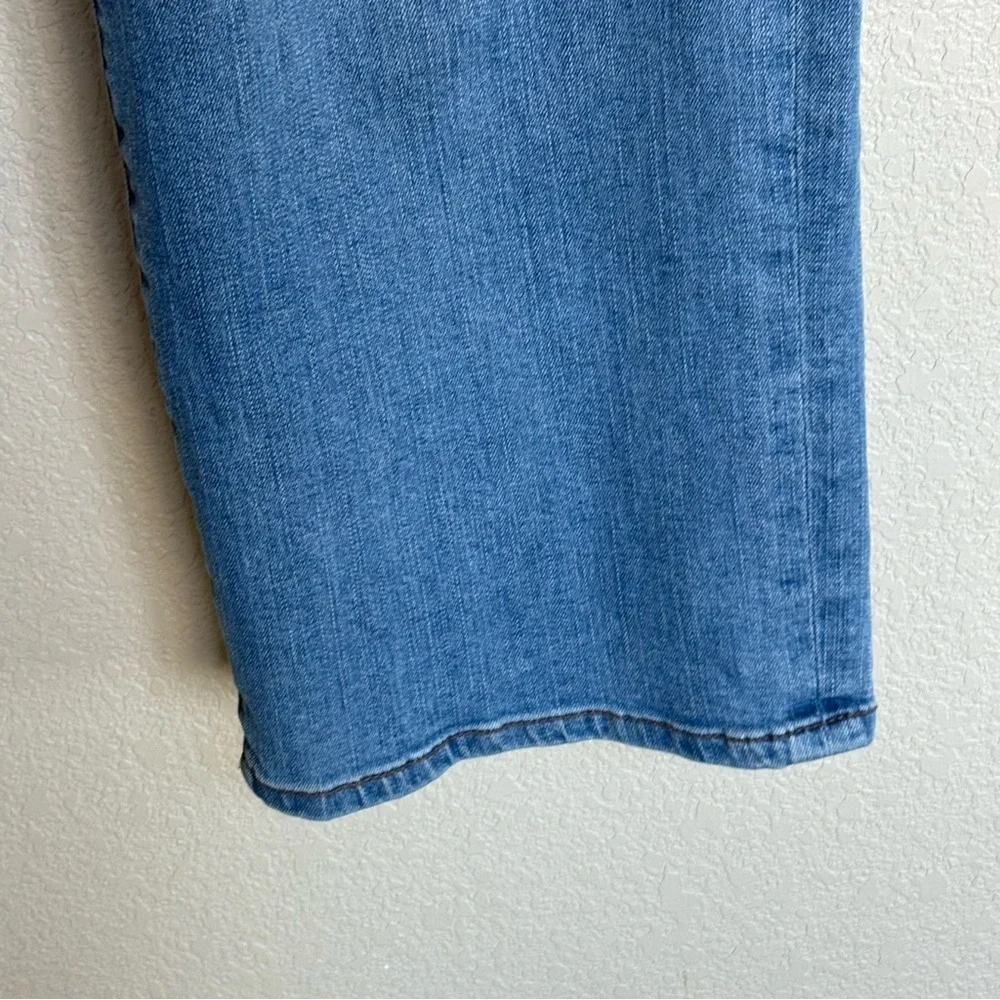 KUT from the Kloth Lucy High Rise Wide Leg Jeans Women’s 8 Blue Double Button - Picture 9 of 11